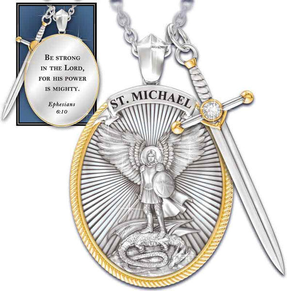 St. Micheal Protection Pendant