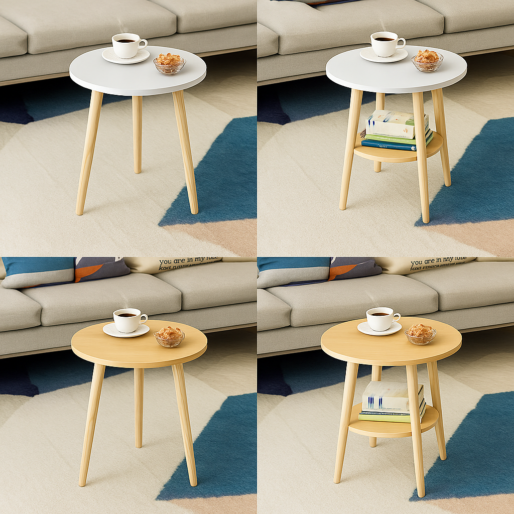 Minimalist Round Side Table