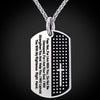 Stainless Scripture Chain