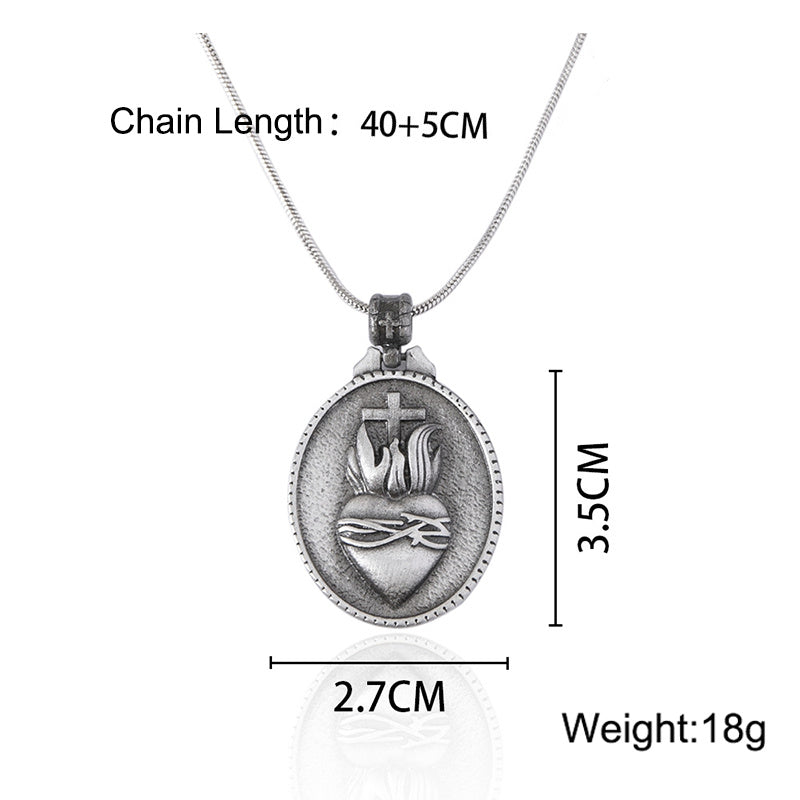 Jesus Cross Pendant Necklace