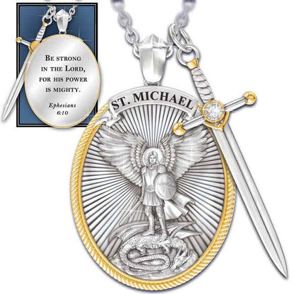 St. Micheal Protection Pendant