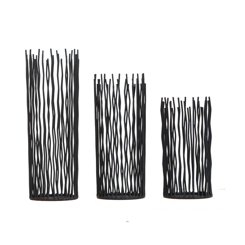 Modern Iron Candle Holder