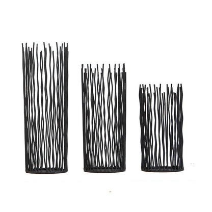 Modern Iron Candle Holder