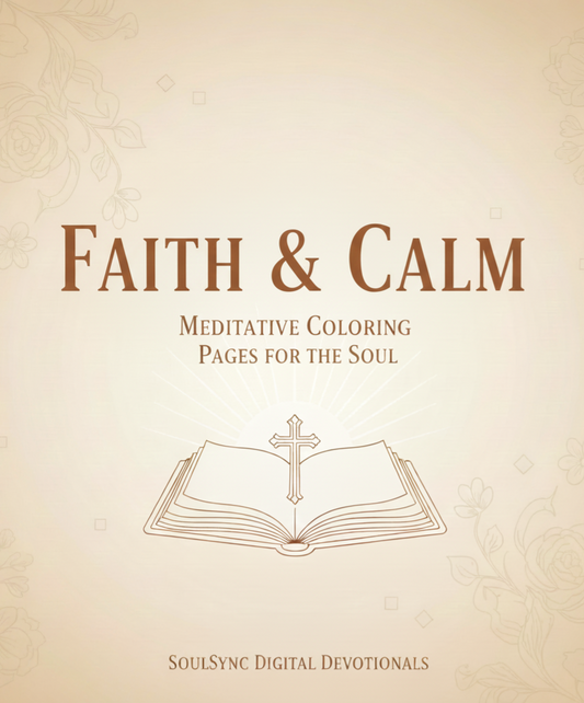 Faith & Calm: 30 Meditative Christian Coloring Pages
