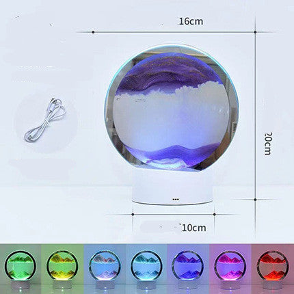 3D Quicksand LED Table Lamp