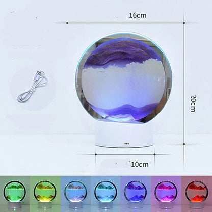3D Quicksand LED Table Lamp