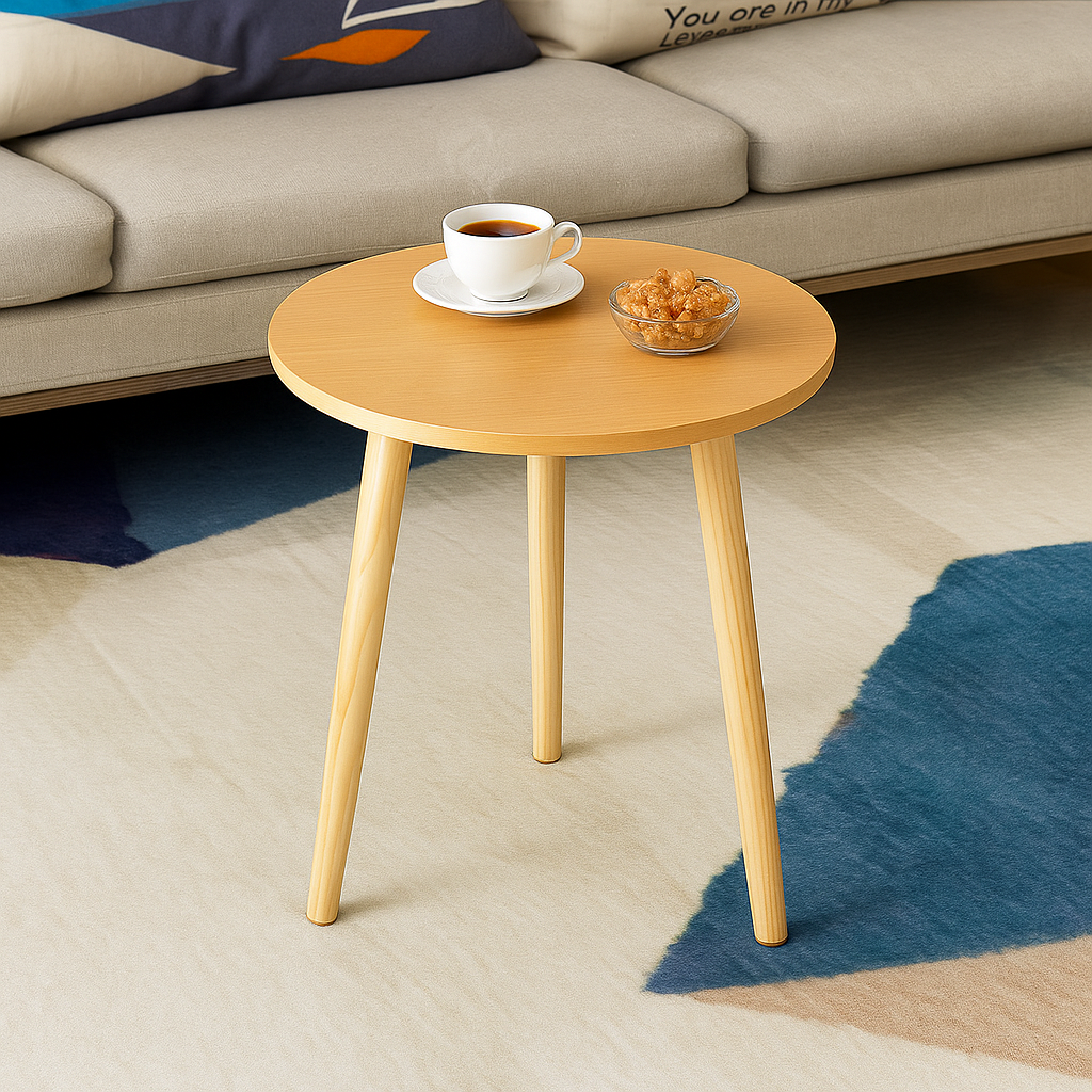 Minimalist Round Side Table